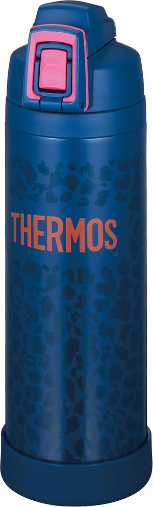 Thermos Fji - 1001 Nv - P 1L Navy Pink Vacuum Insulated Sports Bottle for Cold Storage