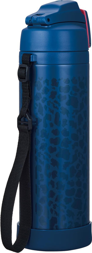 Thermos Fji - 1001 Nv - P 1L Navy Pink Vacuum Insulated Sports Bottle for Cold Storage