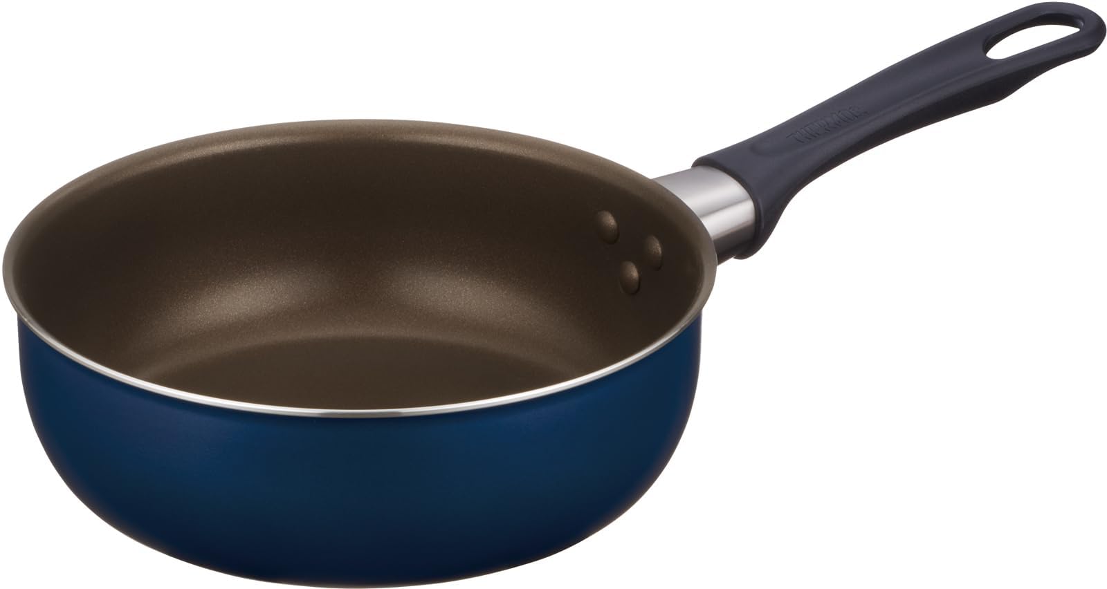 Thermos Frying Pan 20cm Navy Durable Series Gas Fire Only Kfi - 020D