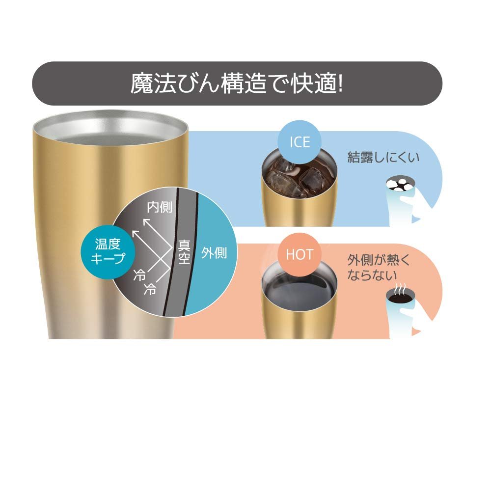 Thermos Gold Fade 420ml Vacuum Insulated Tumbler JDE - 421C