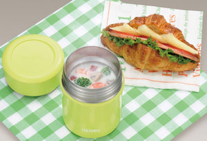 Thermos Japan Vacuum Insulated Food Container 0.3L Leaf Jbj - 301
