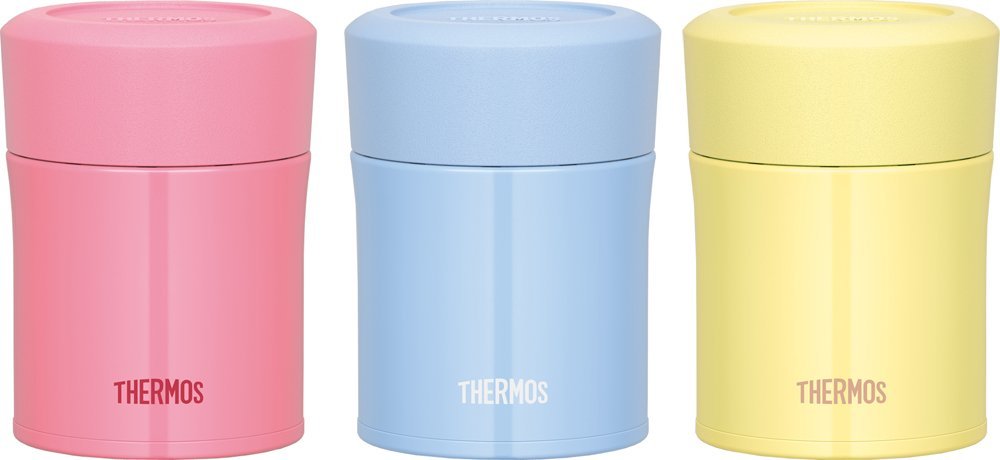 Thermos Japan Vacuum Insulated Food Container 300Ml Pink Jbj - 302 Pp