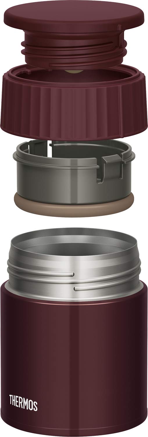 Thermos Japan Vacuum Insulated Lunch Jar 400Ml Chocolate Jbq - 401 Cho