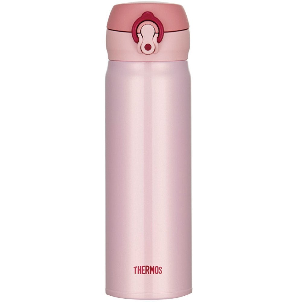 Thermos Japan Vacuum Insulated Mobile Mug One - Touch Open 0.5L Peach Jnl - 500 Pch