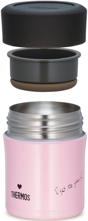 Thermos Japan Vacuum Insulated Soup Jar 300Ml Sweet Pink Jbj - 303G