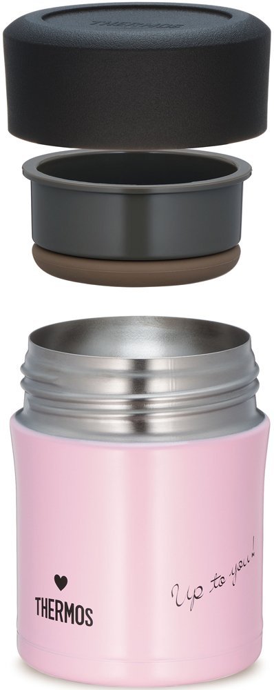 Thermos Japan Vacuum Insulated Soup Jar 300Ml Sweet Pink Jbj - 303G