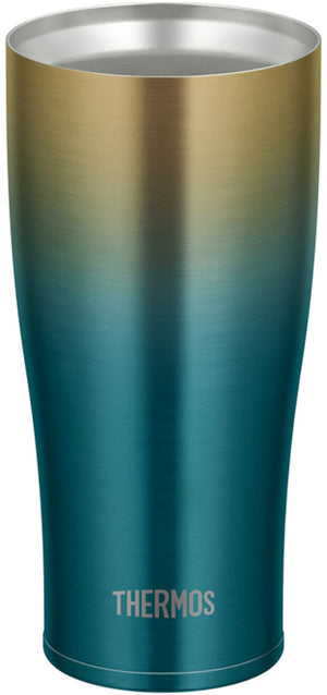 Thermos Japan Vacuum Insulated Tumbler 420Ml Blue Gold Jde - 421Ltd Blgd
