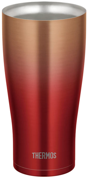 Thermos Japan Vacuum Insulated Tumbler 600Ml Red Gold Jde - 601Ltd Rgd