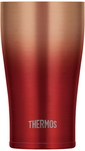 Thermos Japan Vacuum Insulated Tumbler 600Ml Red Gold Jde - 601Ltd Rgd