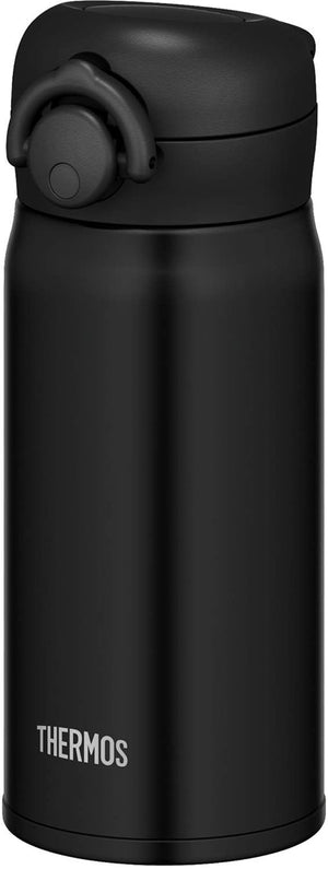 Thermos Japan Vacuum Insulated Water Bottle 350Ml Matte Black Jnr - 351 Mtbk