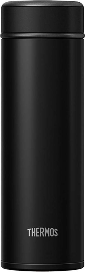 Thermos Japan Vacuum Insulated Water Bottle 350Ml Matte Black Jog - 350 Mtbk