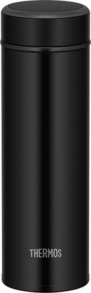 Thermos Japan Vacuum Insulated Water Bottle 350Ml Matte Black Jog - 350 Mtbk