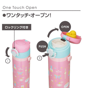 Thermos Japan Water Bottle Vacuum Insulated Kids Mobile Mug 500Ml Pink Joi - 500P