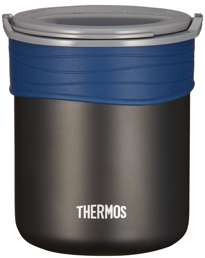 Thermos Jbp - 360 0.8L Insulated Rice Container Black Japan