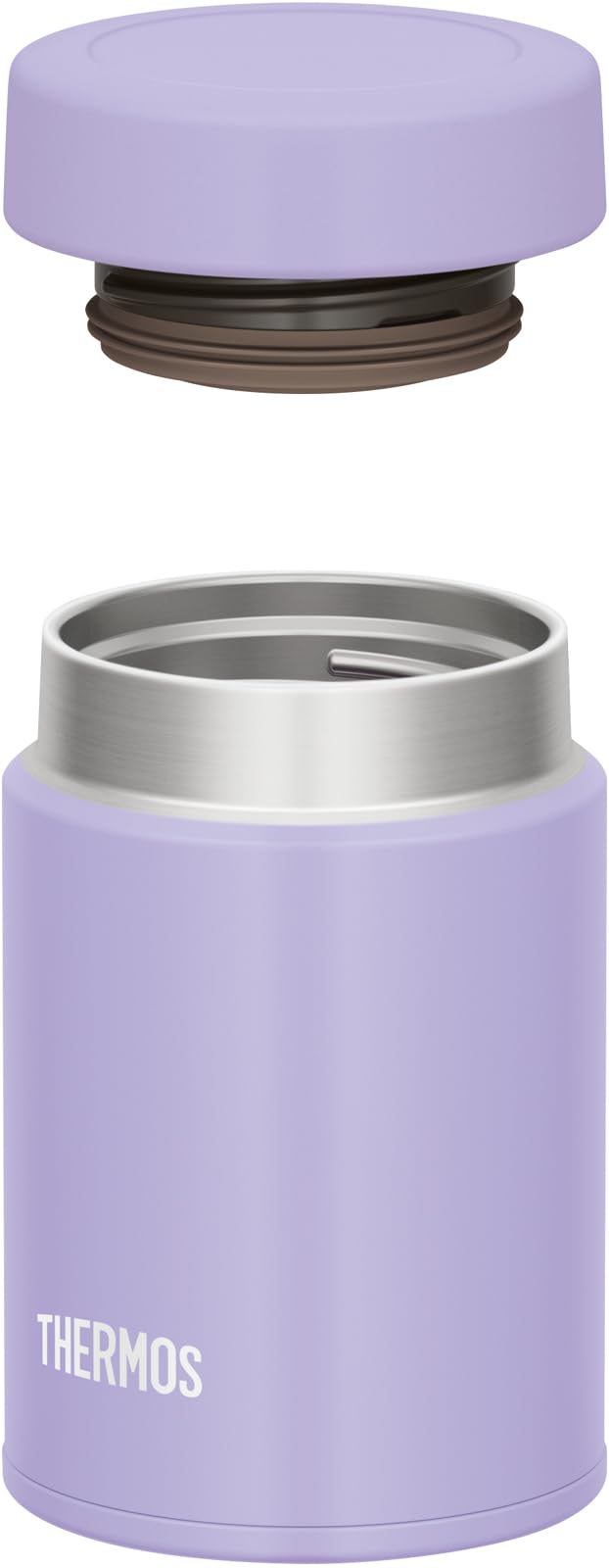 Thermos JBZ - 201 Compact Vacuum Insulated Soup Jar 200ml Easy Clean Hot/Cold Purple