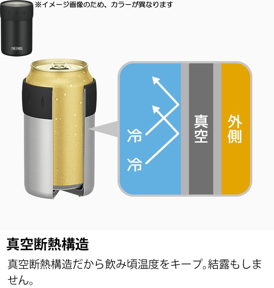 Thermos JCB - 352 BK Cool Can Holder for 350ml Cans Black