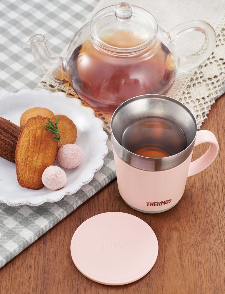 Thermos JDC - 241 LP Light Pink Thermal Mug 240ml Capacity