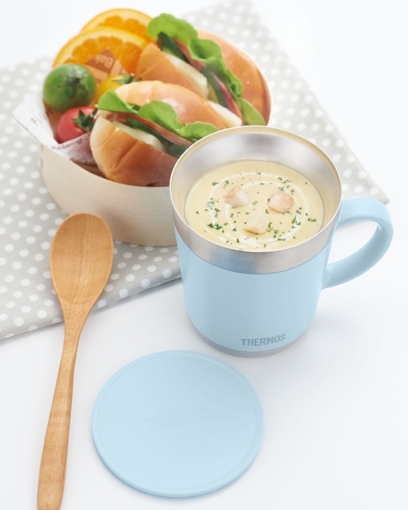 Thermos JDC - 351LB Light Blue Insulated Mug 350ml Capacity