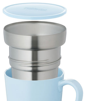 Thermos JDC - 351LB Light Blue Insulated Mug 350ml Capacity