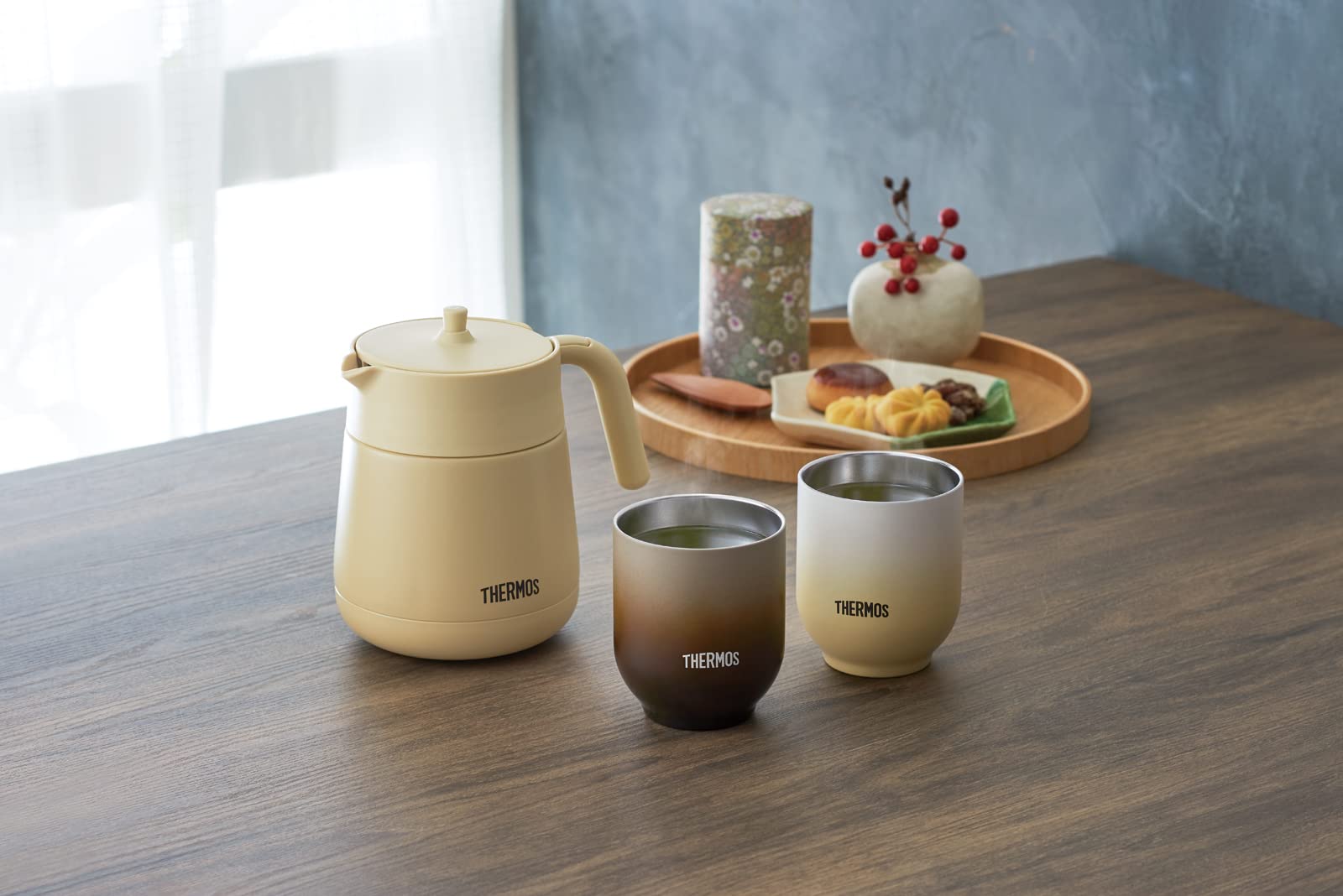 Thermos JDT - 300 BW Vacuum Insulated 300mL Teacup Brown