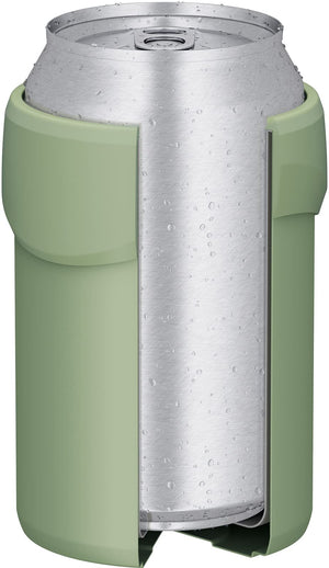 Thermos JDU - 350 KKI Insulated Can Holder Khaki 2 - Way for 350ml Cans