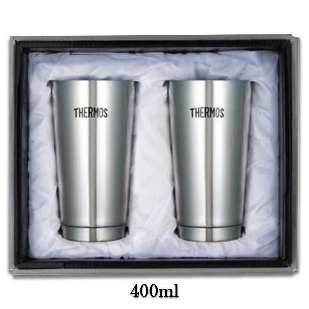 Thermos Jmo - Gp2 Vacuum Insulated 400ml Tumbler Set of 2 Silver