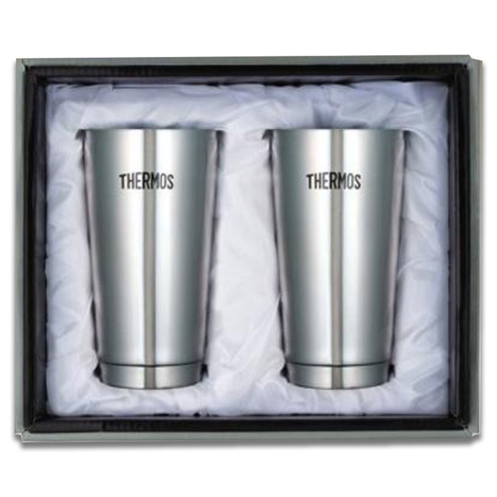 Thermos Jmo - Gp2 Vacuum Insulated 400ml Tumbler Set of 2 Silver