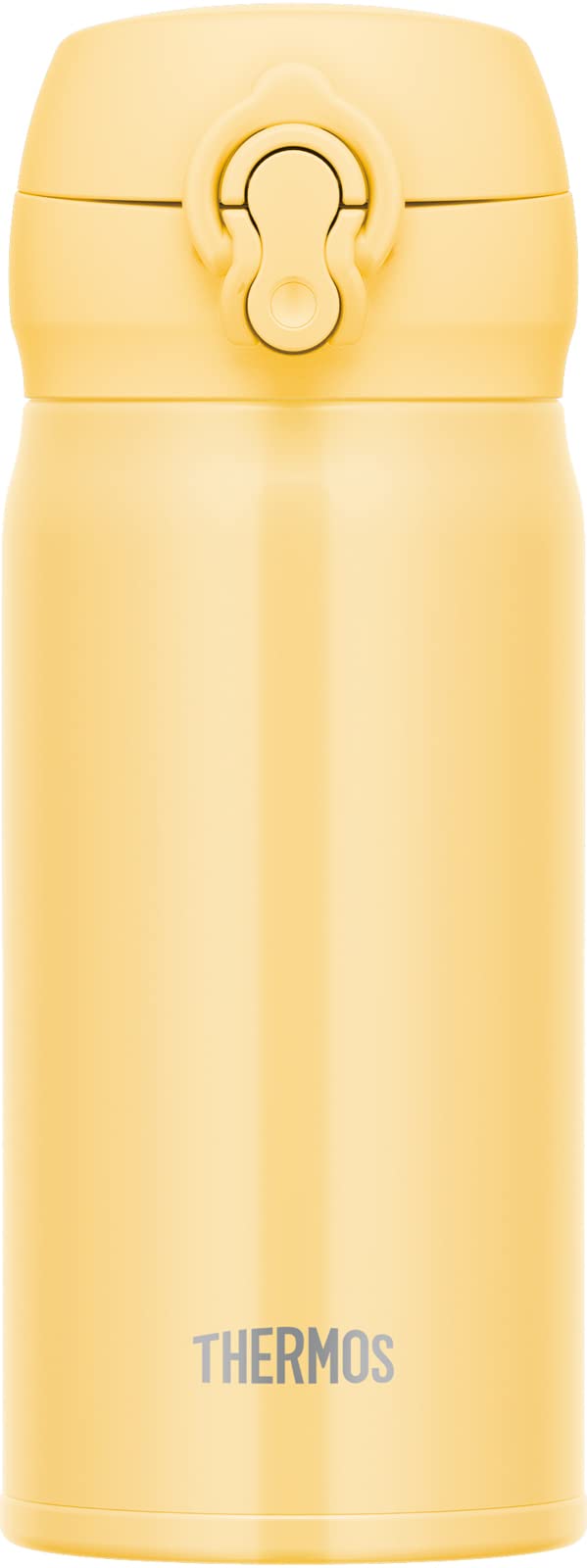 Thermos JNL - 356 Cry 350Ml Stainless Steel Water Bottle - Vacuum Insulated Easy - Clean Cream Yellow