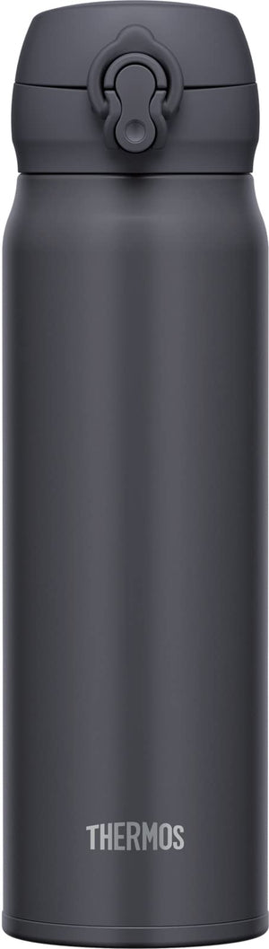 Thermos JNL - 606 SMB Stainless Steel Water Bottle 600ml Vacuum Insulated Easy - to - Clean Lightweight Smoke Black