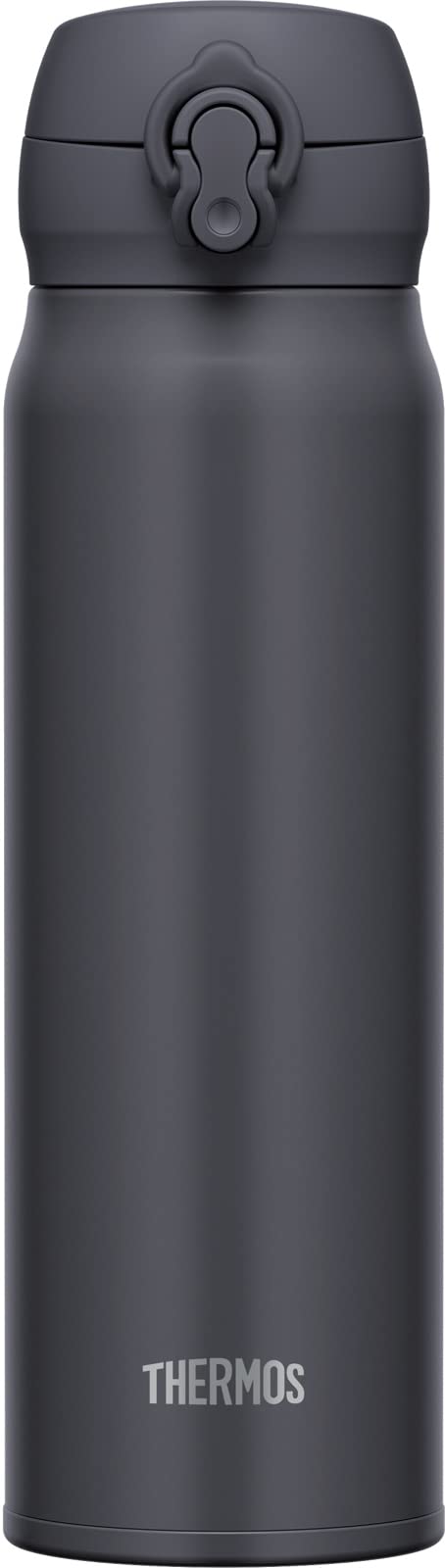 Thermos JNL - 606 SMB Stainless Steel Water Bottle 600ml Vacuum Insulated Easy - to - Clean Lightweight Smoke Black