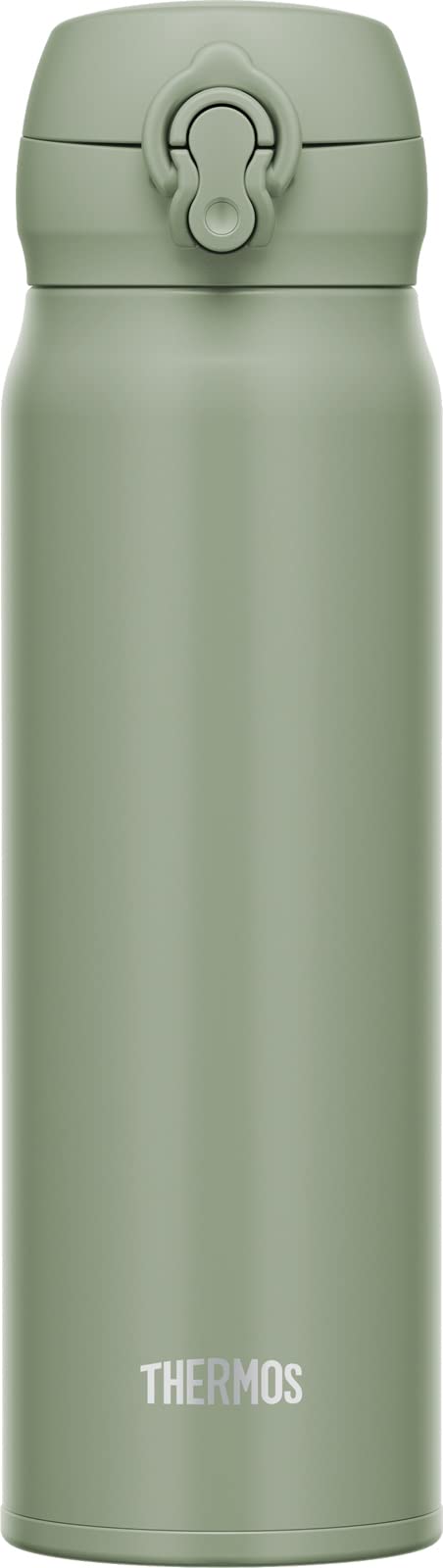 Thermos JNL - 606 SMKKI Stainless Steel Water Bottle 600ml Vacuum Insulated Easy - Clean Portable & Lightweight - Smoke Khaki