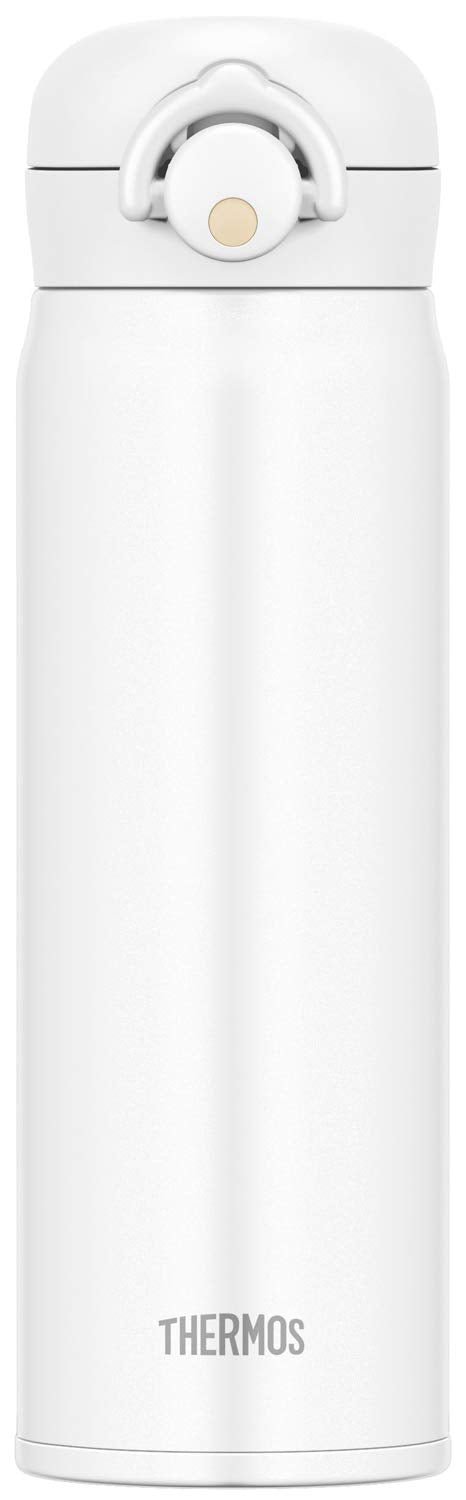 Thermos Jnr - 501 500Ml Vacuum Insulated Water Bottle Mug Matte White Japan