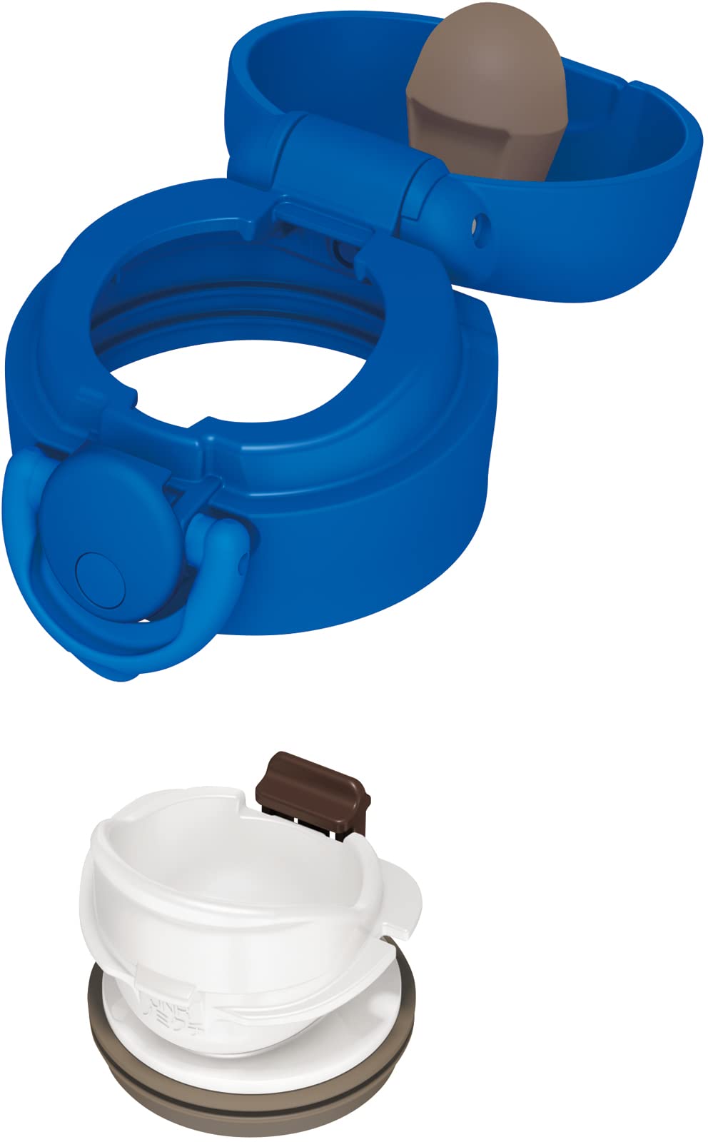 Thermos JNR - 603 MTB 600ml Vacuum Insulated Portable Mug Metallic Blue