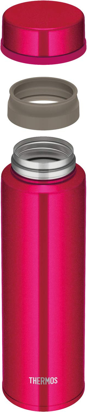 Thermos Jnw - 480 Sbr Vacuum Insulated Water Bottle 480Ml Japan Strawberry Red