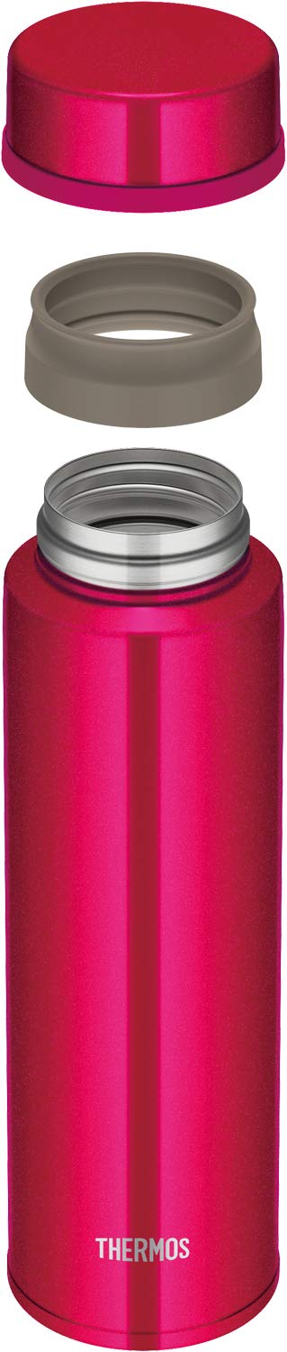 Thermos Jnw - 480 Sbr Vacuum Insulated Water Bottle 480Ml Japan Strawberry Red