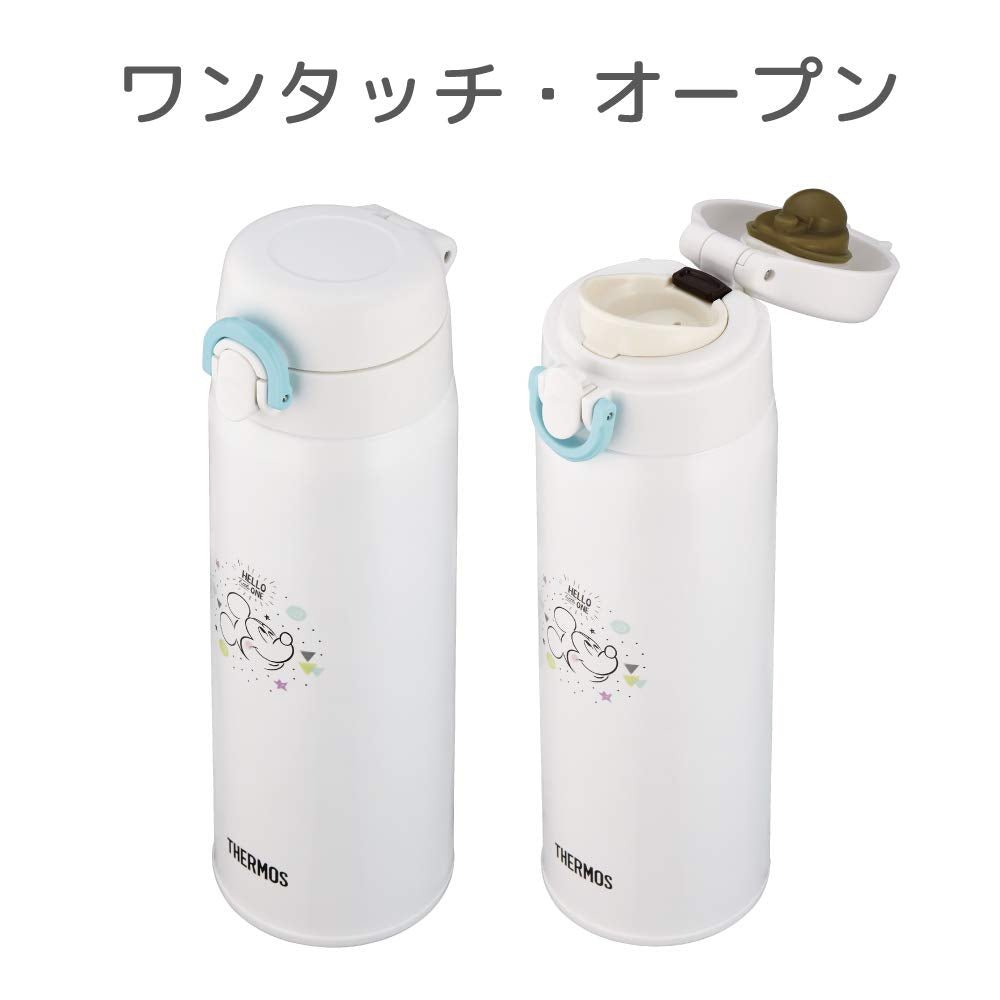 Thermos Jnx - 501Ds Disney Mickey Stainless Steel 500ml Milk Preparation Bottle - Blue White