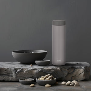 Thermos Jon - 481 Stg 480ml Vacuum Insulated Stainless Steel Water Bottle Stone Gray Easy - Clean Leak - Proof