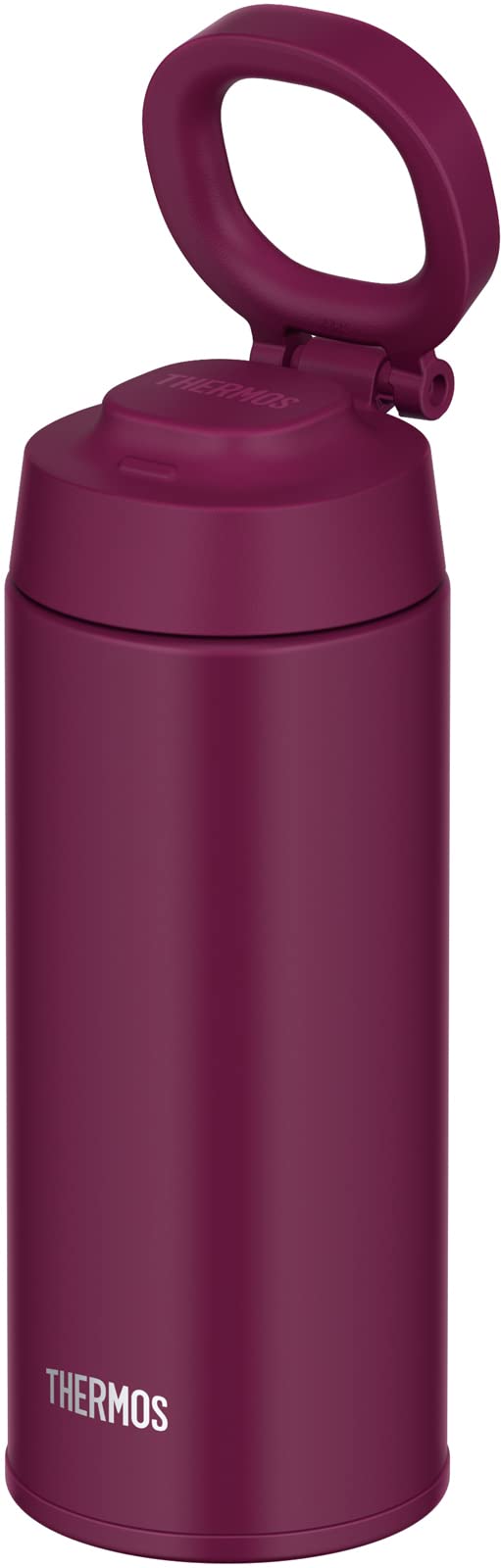 Thermos Joo - 500 Pl Vacuum Insulated Portable 500ml Water Bottle with Carry Loop - Purple