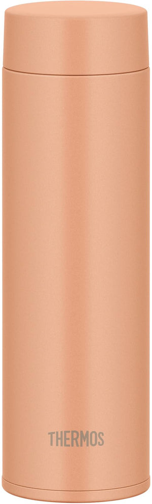 Thermos Joq - 480 Por Vacuum Insulated Portable Water Bottle 480ml - Stainless Steel Lightweight Integrated Spout Dishwasher Safe - Pale Orange