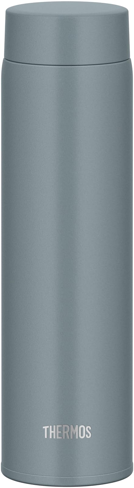 Thermos Joq - 600 Gyg Stainless Steel Water Bottle Vacuum Insulated Gray Green 600ml With Integrated Spout and Gasket Easy Clean & Dishwasher Safe