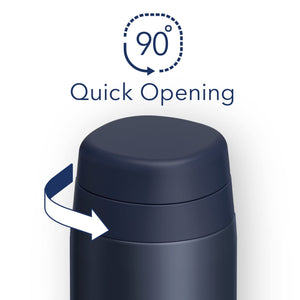 Thermos Jor - 350 Dnvy 350Ml Dark Navy Vacuum Insulated Water Bottle Dishwasher Safe Model