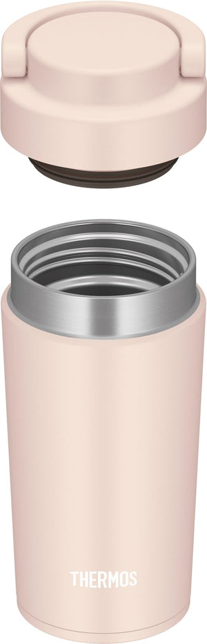 Thermos Jov - 320 Bep Vacuum Insulated 320ml Water Bottle with Carry Handle Beige Pink
