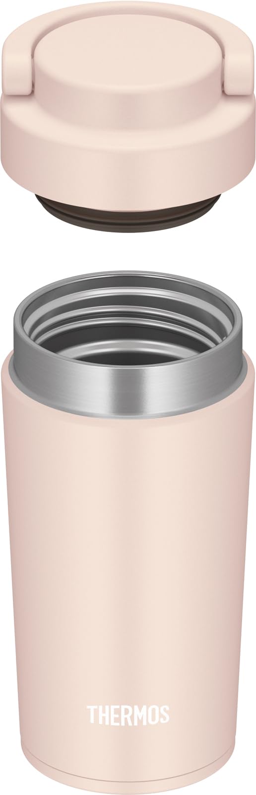Thermos Jov - 320 Bep Vacuum Insulated 320ml Water Bottle with Carry Handle Beige Pink