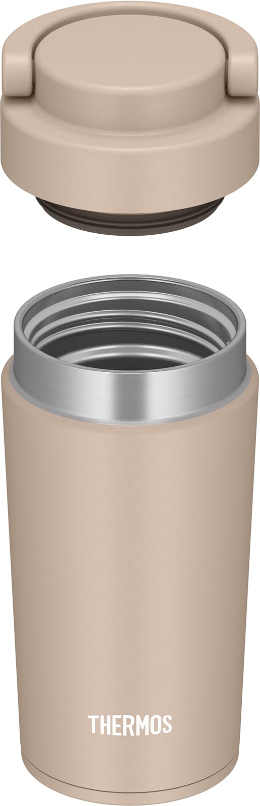 Thermos Jov - 320 CL 320ml Portable Vacuum Insulated Water Bottle with Carry Handle Cafe Latte