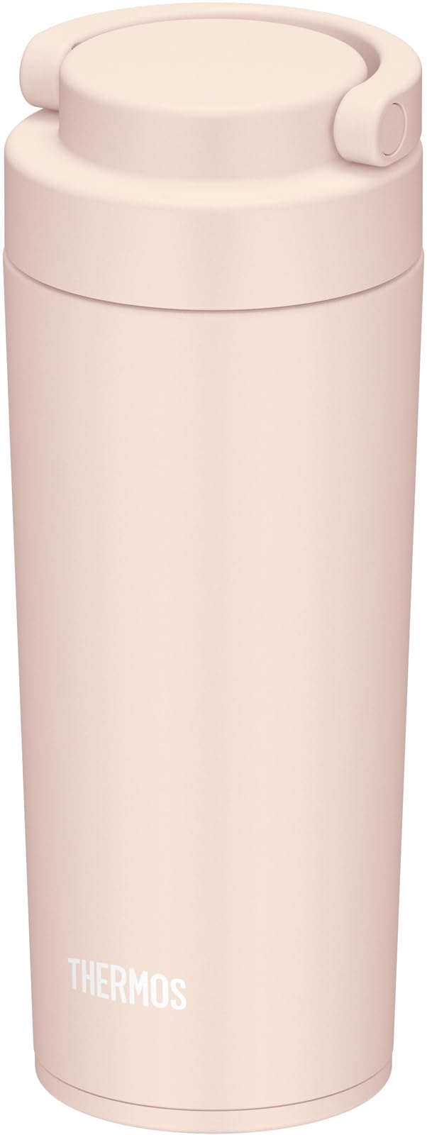 Thermos Jov - 420 Bep 420ml Vacuum Insulated Water Bottle Beige Pink with Carry Handle Dishwasher Safe Model