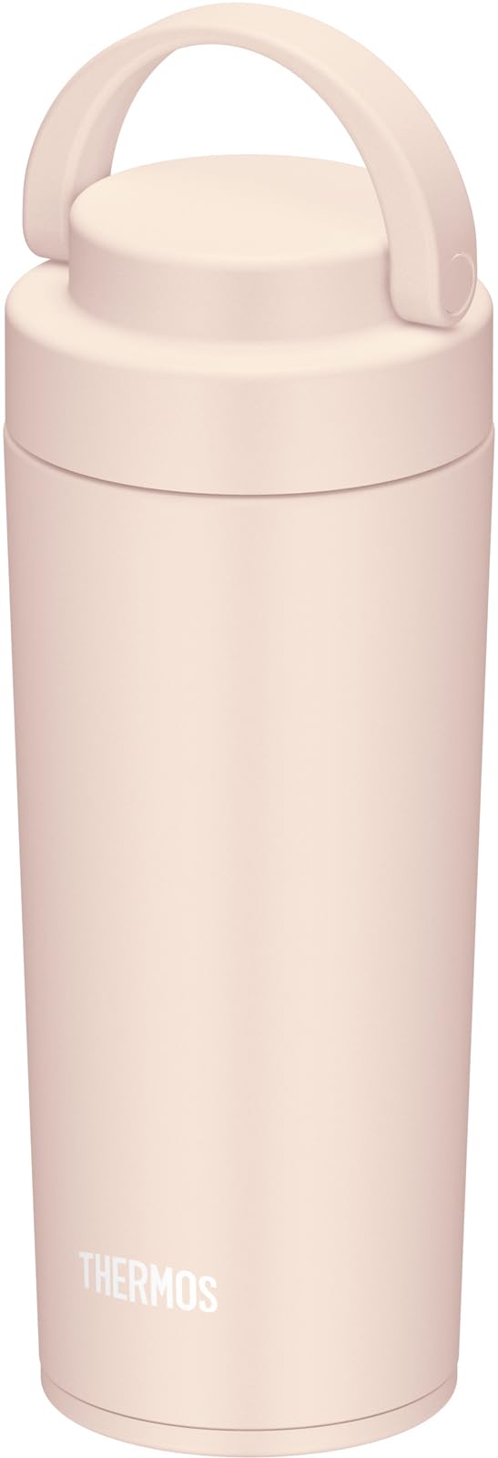 Thermos Jov - 420 Bep 420ml Vacuum Insulated Water Bottle Beige Pink with Carry Handle Dishwasher Safe Model