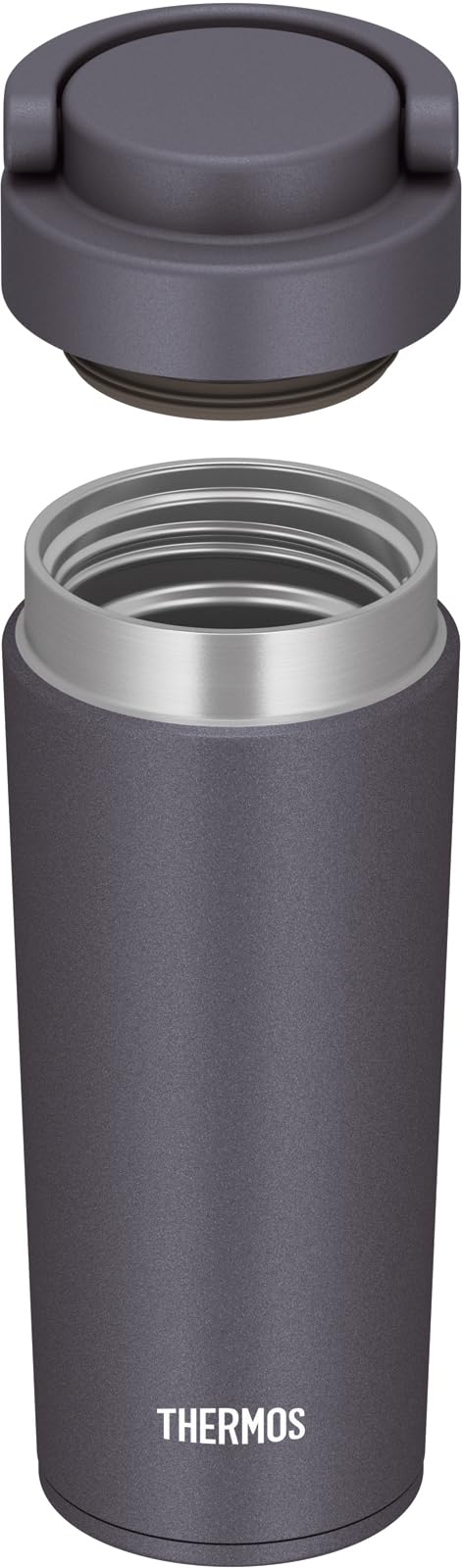 Thermos Jov - 420 Mgy 420ml Metallic Gray Vacuum Insulated Water Bottle with Carry Handle Dishwasher Safe