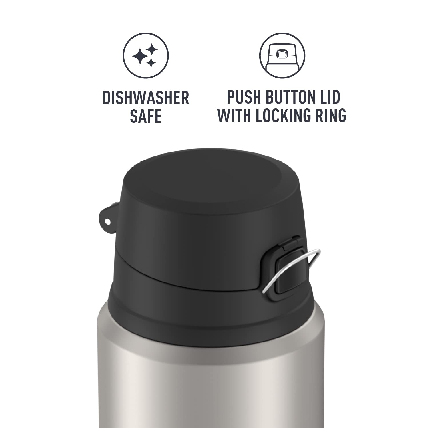 Thermos King 24 - Ounce Stainless Steel Drink Bottle Model 344827