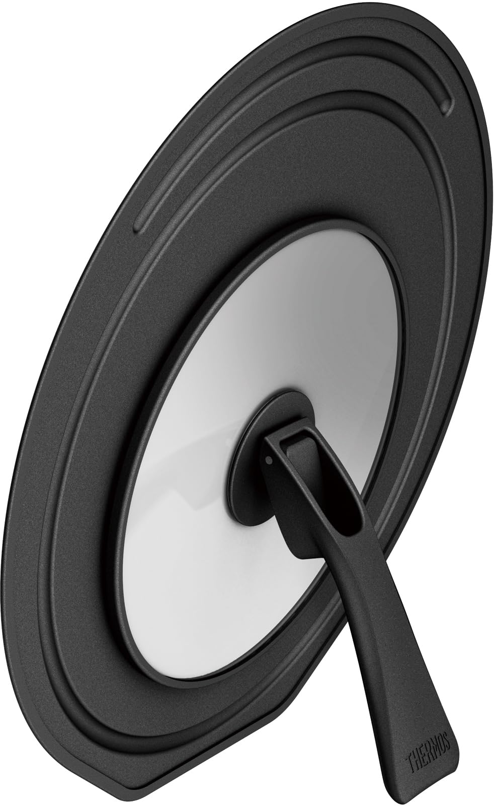 Thermos KLD - 002 BK Folding Stand Lid 26/28CM Compatible - Black