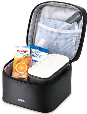 Thermos Large Capacity 2 Tier Fresh Lunch Box Black 1.8L - Djf - 1800 Bk